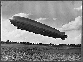 Zeppelins LZ-126, ZR-3 Los Angeles and LZ-127 Graf Zeppelin